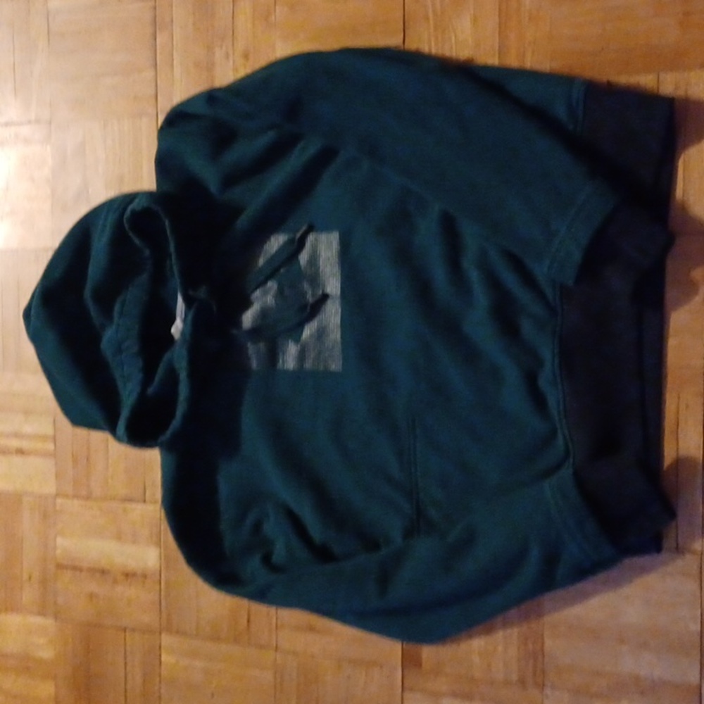 Under Armour hoodie threadborne men's size medium green